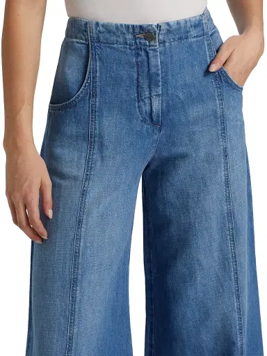 TWP Women's Dancing In The Dark Wide-Leg Jeans | Thumbnail 6