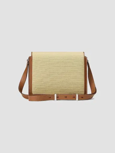 Ralph Lauren Collection Women's RL Cotton & Leather Crossbody Bag | Thumbnail 6