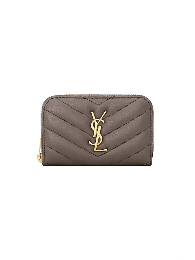 Women's Cassandre Change Purse in Lambskin - Urban Grey