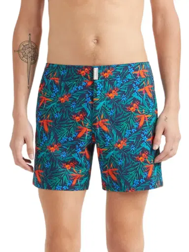Vilebrequin Men's Tropical Flowers Swim Shorts - Blue Marine - Size XXL | Thumbnail 3 Vilebrequin Men's Tropical Flowers Swim Shorts - Blue Marine - Size XXL | Thumbnail 3