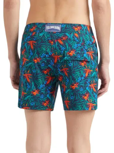 Vilebrequin Men's Tropical Flowers Swim Shorts - Blue Marine - Size XXL | Thumbnail 4 Vilebrequin Men's Tropical Flowers Swim Shorts - Blue Marine - Size XXL | Thumbnail 4