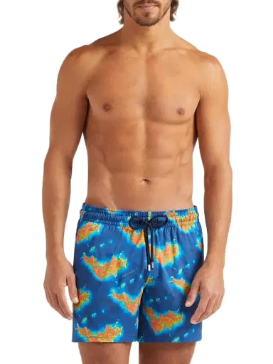Vilebrequin Men's St Barth Printed Swim Shorts - Palace - Size Large | Thumbnail 4 Vilebrequin Men's St Barth Printed Swim Shorts - Palace - Size Large | Thumbnail 4