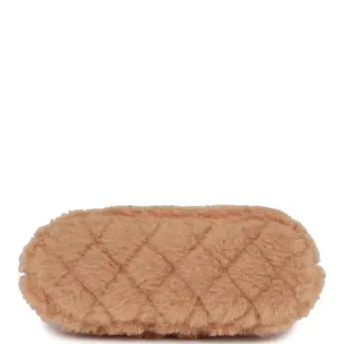 Chanel Chanel Small Crossbody Bag Light Brown Shearling Light Gold Hardware | Thumbnail 6