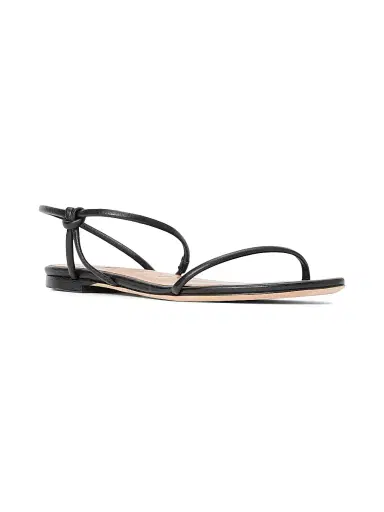 Staud Women's Laurel Leather Sandals - Black - Size 9.5 | Thumbnail 2