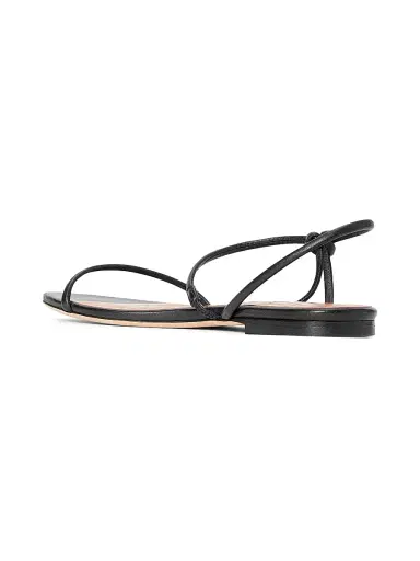 Staud Women's Laurel Leather Sandals - Black - Size 9.5 | Thumbnail 3