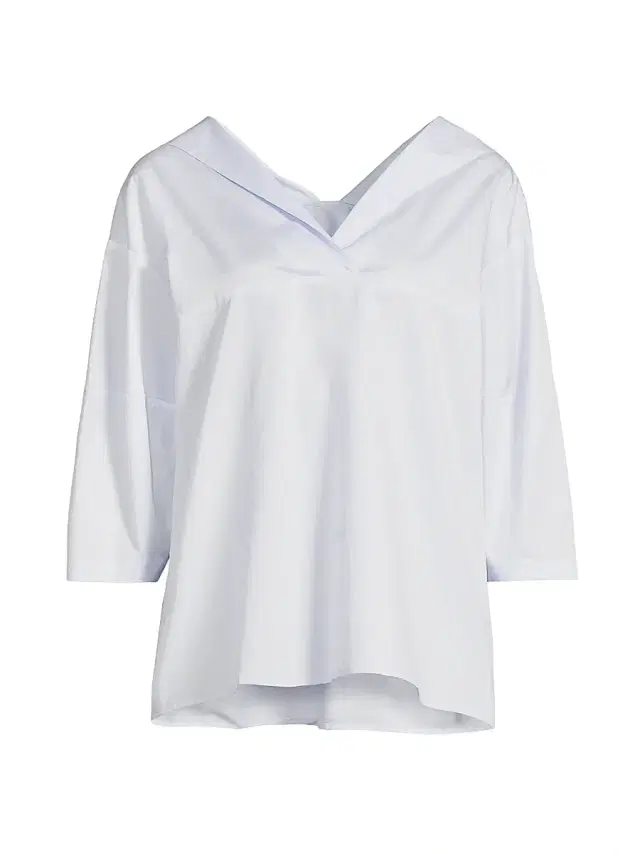 Harshman Women's Oriana Bow Blouse - Light Blue