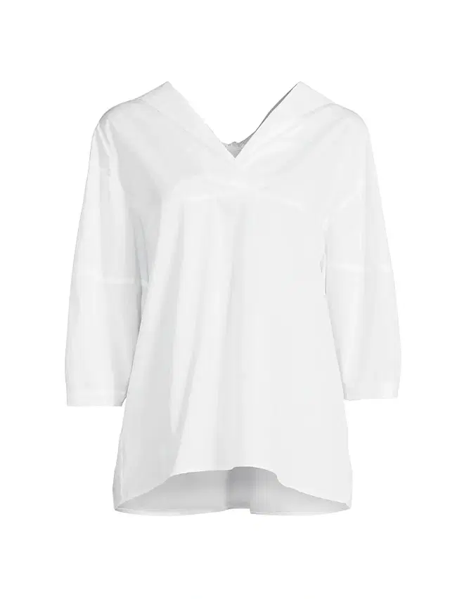 Harshman Women's Oriana Bow Blouse - White