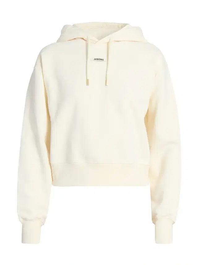 Women's Grosgrain Logo Hoodie - Light Beige