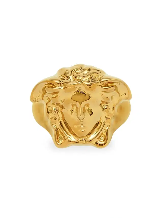 Women's Goldtone Medusa Ring -  Gold