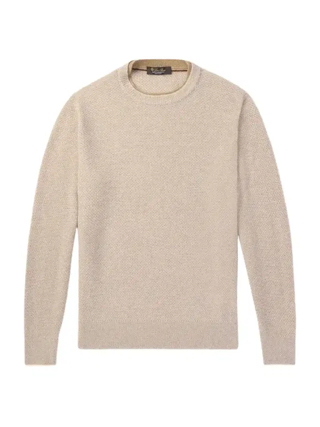 Loro Piana City Birdseye Baby Cashmere Sweater - Men