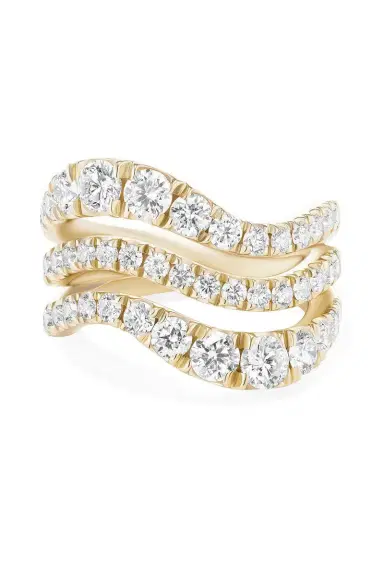 Melissa Kaye Diamond Clara Triple Ring | Thumbnail 1