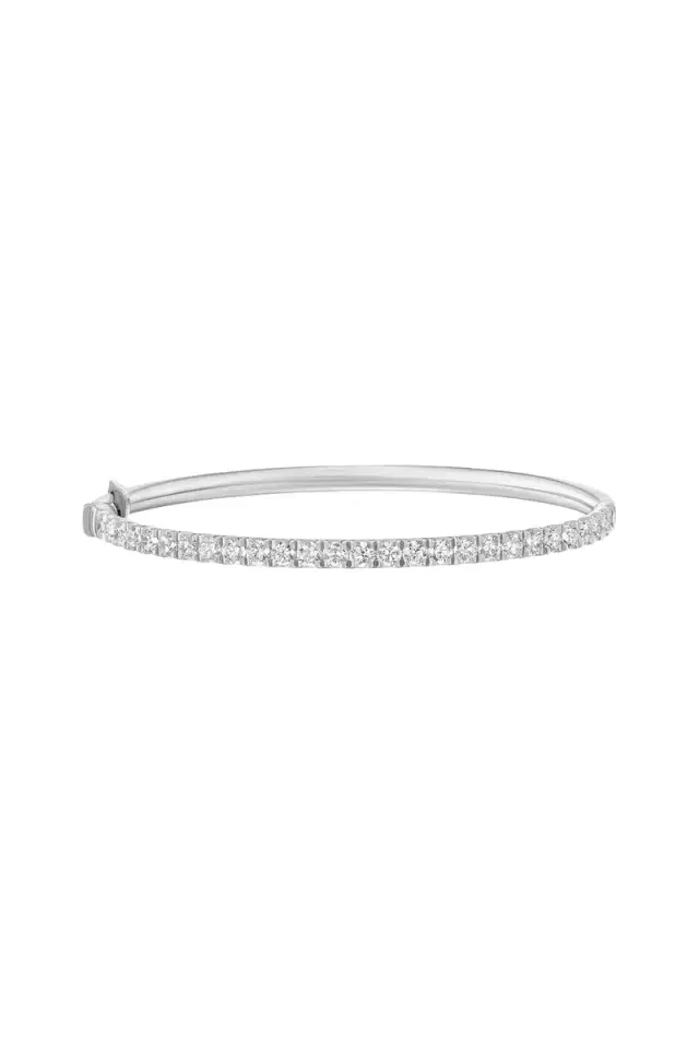 Melissa Kaye Medium Diamond Clara Cuff Bracelet