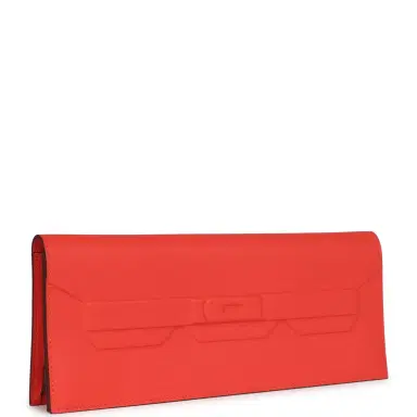 HERMÈS Hermes Shadow Kelly Cut Orange Field Swift | Thumbnail 2 HERMÈS Hermes Shadow Kelly Cut Orange Field Swift | Thumbnail 2