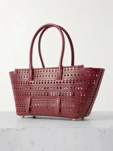 Alaïa New Mina 20 Laser-cut Leather Tote | Thumbnail 3