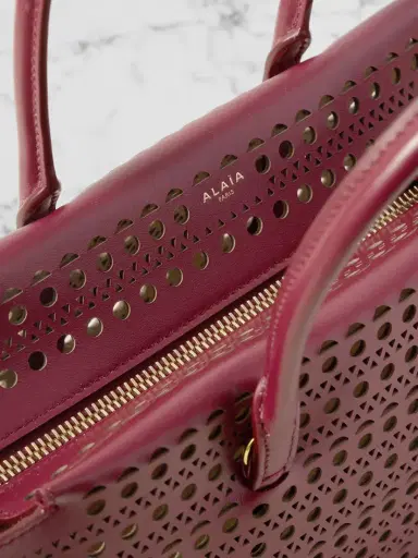 Alaïa New Mina 20 Laser-cut Leather Tote | Thumbnail 4