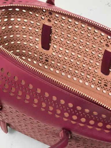 Alaïa New Mina 20 Laser-cut Leather Tote | Thumbnail 5