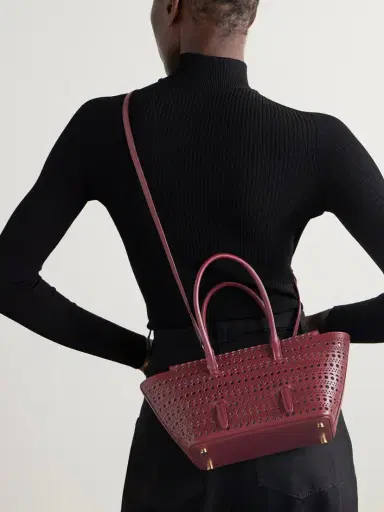 Alaïa New Mina 20 Laser-cut Leather Tote | Thumbnail 6