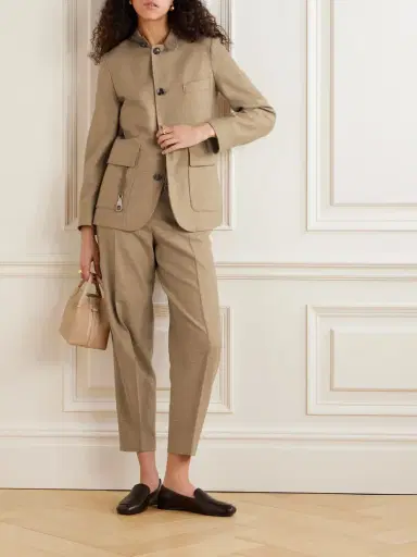 Loro Piana Roadster Suede-trimmed Cotton-twill Jacket | Thumbnail 2