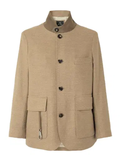 Loro Piana Roadster Suede-trimmed Cotton-twill Jacket | Thumbnail 1