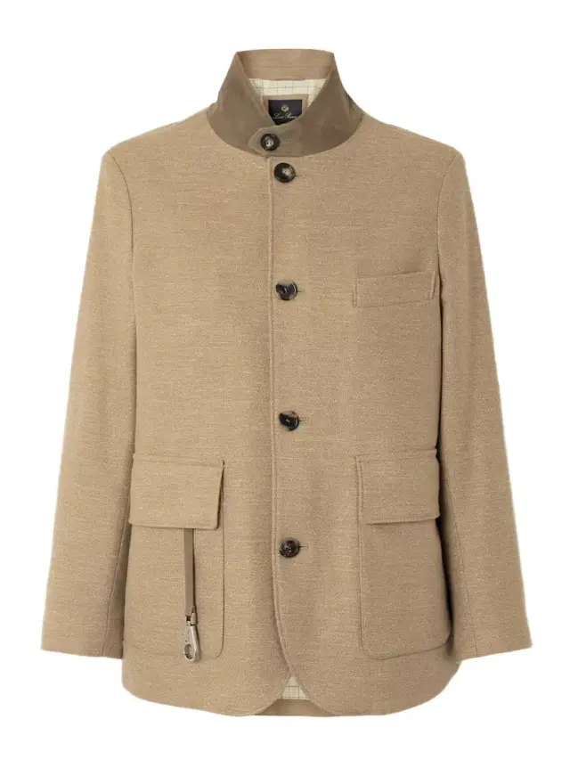Roadster Suede-trimmed Cotton-twill Jacket