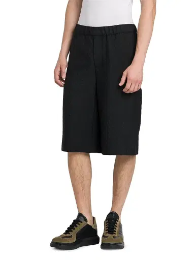 Alexander McQueen Men's Skull Jacquard Shorts - Black - Size 38 | Thumbnail 4 Alexander McQueen Men's Skull Jacquard Shorts - Black - Size 38 | Thumbnail 4