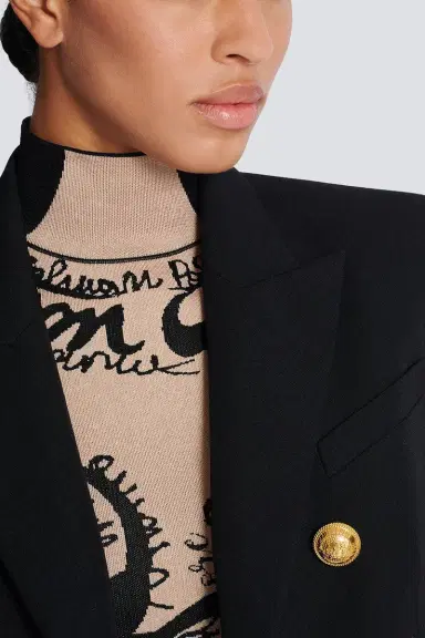 Balmain DOUBLE-BREASTED JACKET - NOIR | Thumbnail 5