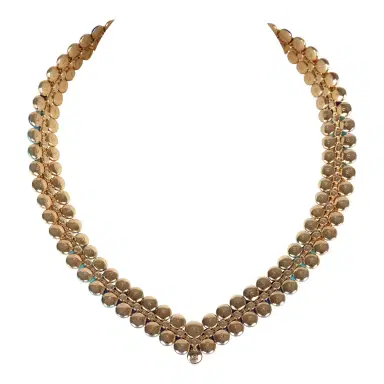 Van Cleef & Arpels Van Cleef & Arpels Bouton D’Or Necklace Turquoise, Lapis Lazuli and Diamonds & Yellow 18K Gold Hardware | Thumbnail 5 Van Cleef & Arpels Van Cleef & Arpels Bouton D’Or Necklace Turquoise, Lapis Lazuli and Diamonds & Yellow 18K Gold Hardware | Thumbnail 5