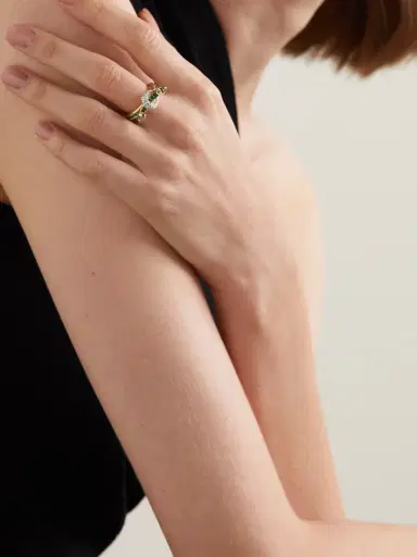 Ananya Chakra 18-karat Gold Multi-stone Ring | Thumbnail 2 Ananya Chakra 18-karat Gold Multi-stone Ring | Thumbnail 2