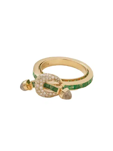 Ananya Chakra 18-karat Gold Multi-stone Ring | Thumbnail 1 Ananya Chakra 18-karat Gold Multi-stone Ring | Thumbnail 1