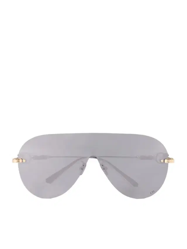 DIOR Eyewear Cd Chain M2u Rimless Aviator-style Gold-tone Sunglasses