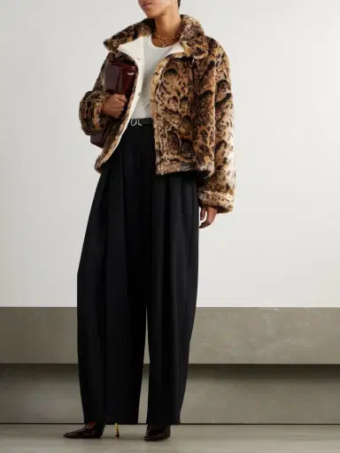 Jacquemus Fernando Leopard-print Plush Fabric Jacket | Thumbnail 2 Jacquemus Fernando Leopard-print Plush Fabric Jacket | Thumbnail 2