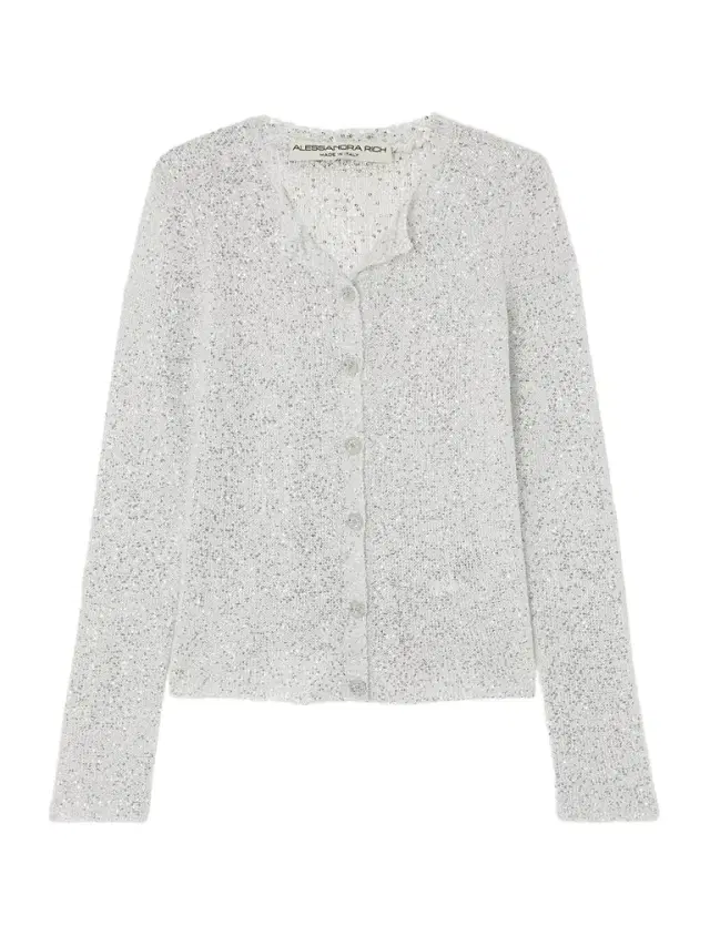 Sequined Knitted Cardigan