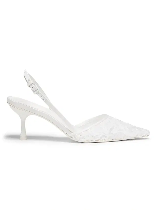 Women's Dylan Lace Slingback Pumps - White