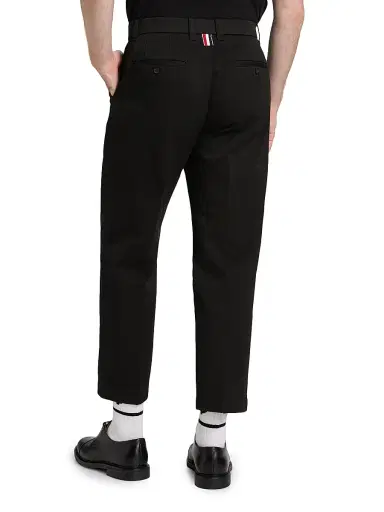 Thom Browne Men's Utility Twill Chino Trousers - Black - Size XL | Thumbnail 5