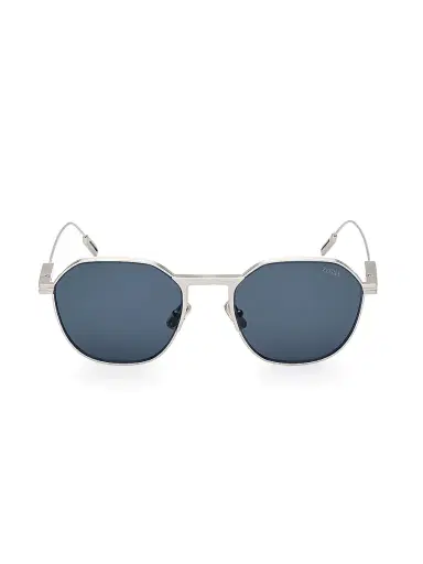 Zegna Men's 55MM Round Metal Sunglasses | Thumbnail 2 Zegna Men's 55MM Round Metal Sunglasses | Thumbnail 2
