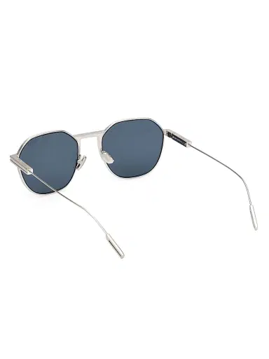 Zegna Men's 55MM Round Metal Sunglasses | Thumbnail 4 Zegna Men's 55MM Round Metal Sunglasses | Thumbnail 4