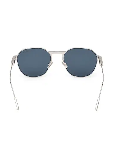 Zegna Men's 55MM Round Metal Sunglasses | Thumbnail 5 Zegna Men's 55MM Round Metal Sunglasses | Thumbnail 5