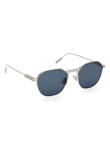 Zegna Men's 55MM Round Metal Sunglasses | Thumbnail 8 Zegna Men's 55MM Round Metal Sunglasses | Thumbnail 8