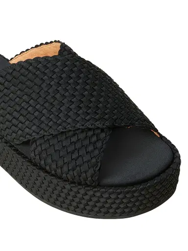 Naghedi Women's Laguna Platform Sandals - Onyx - Size 11 | Thumbnail 4