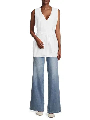 Harshman Women's Reya Belted Sleeveless Top | Thumbnail 2 Harshman Women's Reya Belted Sleeveless Top | Thumbnail 2