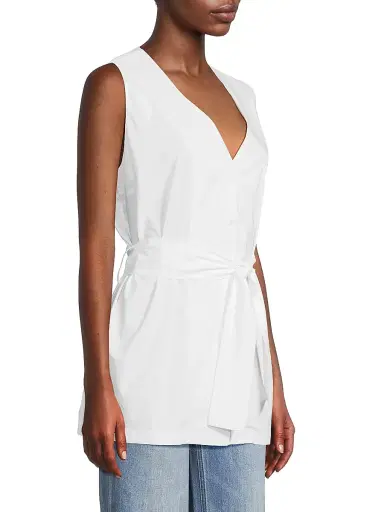 Harshman Women's Reya Belted Sleeveless Top | Thumbnail 4 Harshman Women's Reya Belted Sleeveless Top | Thumbnail 4