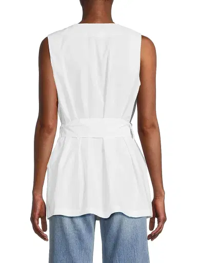 Harshman Women's Reya Belted Sleeveless Top | Thumbnail 5 Harshman Women's Reya Belted Sleeveless Top | Thumbnail 5