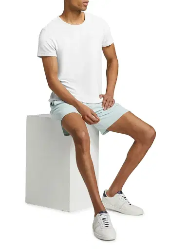 Vilebrequin Men's Terry Cotton-Blend Crewneck T-shirt - White - Size XXL | Thumbnail 2
