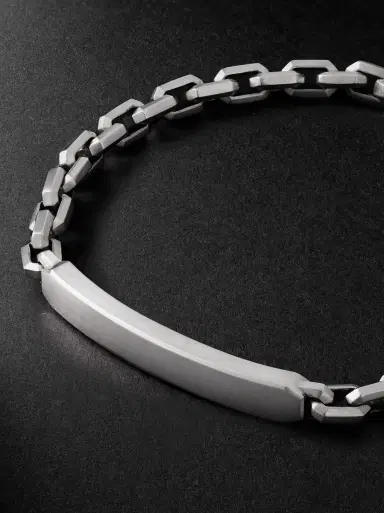 David Yurman Streamline® Brushed Sterling Silver ID Bracelet - Men | Thumbnail 4