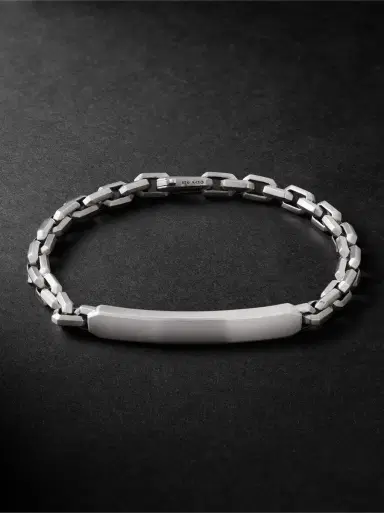 David Yurman Streamline® Brushed Sterling Silver ID Bracelet - Men | Thumbnail 1