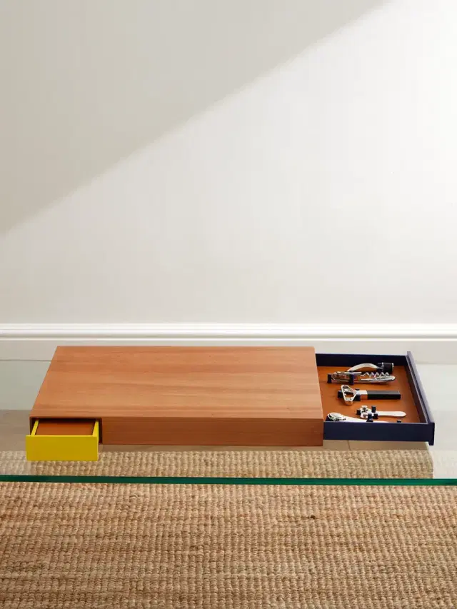 L'Atelier Du Vin Le Plateau Wood, Lacquer, Leather and Chromed Metal Wine Tool and Tray Set - Men
