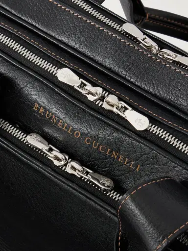 Brunello Cucinelli Textured-Leather Briefcase - Men | Thumbnail 5 Brunello Cucinelli Textured-Leather Briefcase - Men | Thumbnail 5