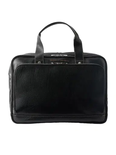 Brunello Cucinelli Textured-Leather Briefcase - Men | Thumbnail 1 Brunello Cucinelli Textured-Leather Briefcase - Men | Thumbnail 1