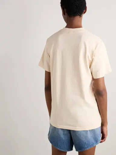 Sporty & Rich Printed Cotton-jersey T-shirt | Thumbnail 4 Sporty & Rich Printed Cotton-jersey T-shirt | Thumbnail 4