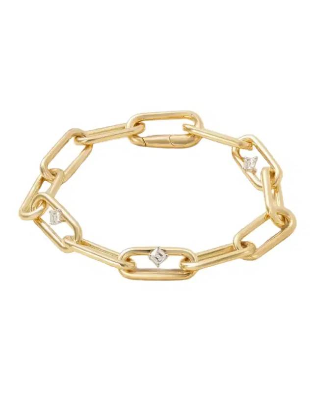 18-karat Yellow And White Gold Diamond Bracelet